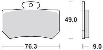 KLOCKI HAMULCOWE SBS 720 RS