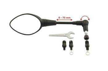 Lusterko składane, z regulacją długości do BMW F650GS/ F650GS Dakar/ G650GS/ G650GS Sertao/ F700GS/ F800GS(2013-)/F800GS Adventure/Husqvarna Nuda 900(