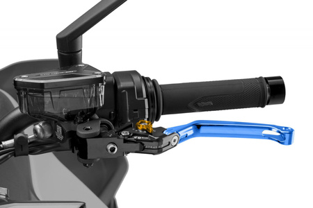 Regulowana dźwignia sprzęgła PUIG 4.0 EVO (z zawiasem, wymaga adaptera) Niebieski (A) 4210AA
