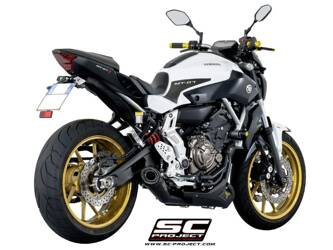 SC-Project układ wydechowy Conic Matt Black Yamaha MT-07 (2013 – 2016)