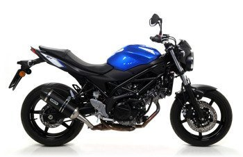 Tłumik końcowy Arrow Race-Tech Aluminium Black Suzuki SV 650 2016-2017