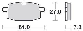 KLOCKI HAMULCOWE SBS 619 HF