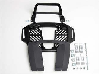 Alurack top case carrier black for Yamaha XT 600 (1984-1986)