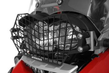 Stainless steel black headlight protector with quick release fastener for BMW R1200GS up to 2012/ R1200GS Adventure up to 2013 *OFFROAD USE ONLY*