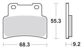 KLOCKI HAMULCOWE SBS 214 MS