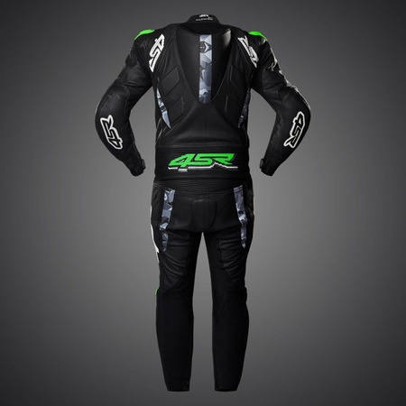 KOMBINEZON SKÓRZANY DWUCZĘŚCIOWY 4SR RR EVO III MONSTER GREEN