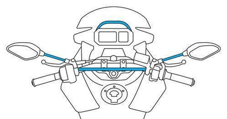 90438 Opti Mirror uchwyt mocowany do lusterka Ø 9-14 mm 