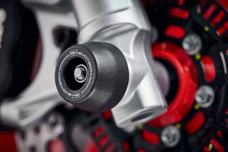 Evotech Performance crash pady osi zestaw - Aprilia Tuono 660 (2021+)
