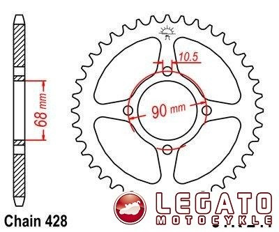 ZĘBATKA NAPĘDOWA JT TYŁ