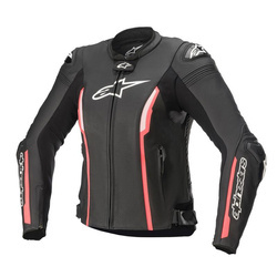 KURTKA SKÓRZANA ALPINESTARS LADY STELLA MISSILE V2 BLACK/DIVA PINK