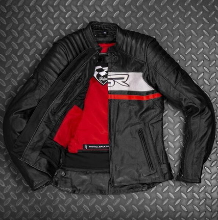 DAMSKA KURTKA MOTOCYKLOWA SKÓRZANA 4SR ROADSTER LADY III RED