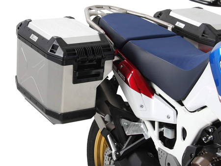 Sidecarrier Cutout stainless steel incl. Xplorer sideboxes silver for Honda CRF1000L Africa Twin (2018-2019)