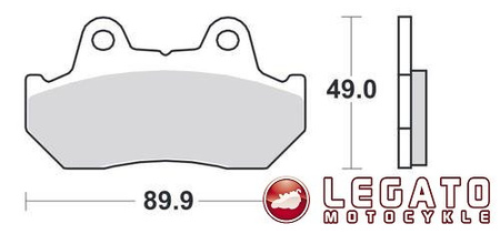 KLOCKI HAMULCOWE SBS 127 HF