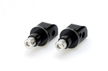 Mocowanie sportowych podnóżków PUIG 7576 (tył) Czarny (N) 7576N