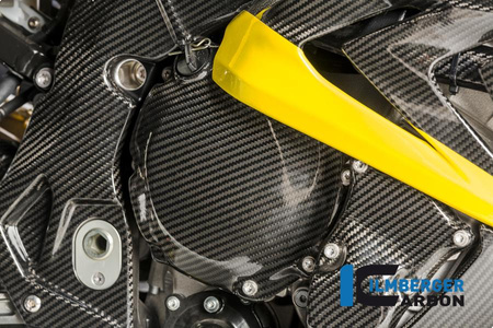 Osłona sprzęgła z włókna węglowego - czarna BMW S 1000 RR Racing (2009-2011) ILMBERGER KDA.077.S1RAR.K