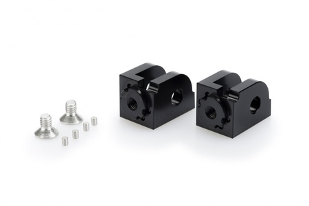 Mocowanie sportowych podnóżków PUIG 20304 (przód, do przesunięcia) Czarny (N) 20304N