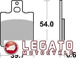 KLOCKI HAMULCOWE SBS 114 HF