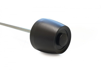 Protektory osi koła PUIG do BMW G310GS / G310R (tył) Czarny (N) 20037N