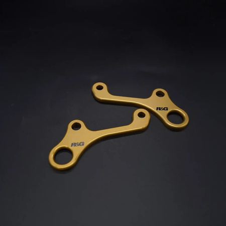 UCHWYTY NA PASY TRANSPORTOWE RG RACING 2 SZT TRIUMPH DAYTONA 675 R 13-/STREET TRIPLE 675 13- GOLD