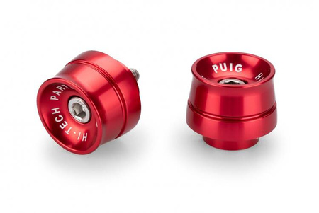 Końcówki kierownicy PUIG Speed do Yamaha FJR / FZ / FZS / MT / YZF Czerwony (R) 21015R