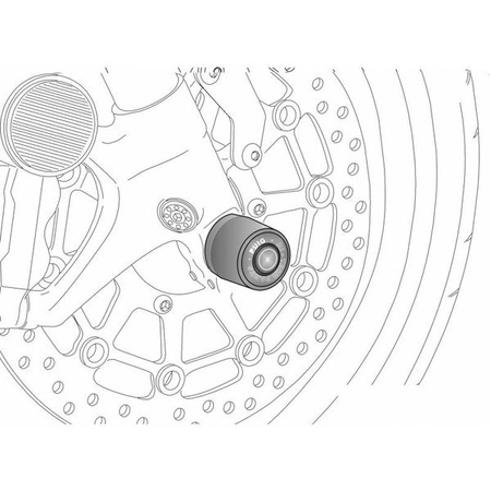 PROTEKTORY OSI TRIUMPH STREET TWIN 16-18 (PRZÓD)
