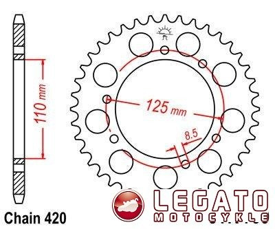 ZĘBATKA NAPĘDOWA JT TYŁ