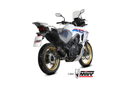 Mivv Tłumik końcowy OVAL BLACK STAINLESS STEEL HONDA XL 750 TRANSALP 2023-2025