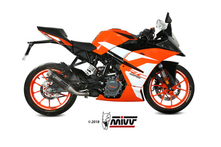 Mivv Tłumik końcowy GP PRO BLACK stal nierdzewna KTM RC 125 2017-2020