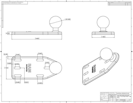 Uchwyt montowany na pokrywę zbiornika płynu hamulcowego w motocyklu