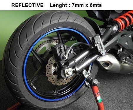 REFLECTIVE STICKER STRIP KEITI BLUE