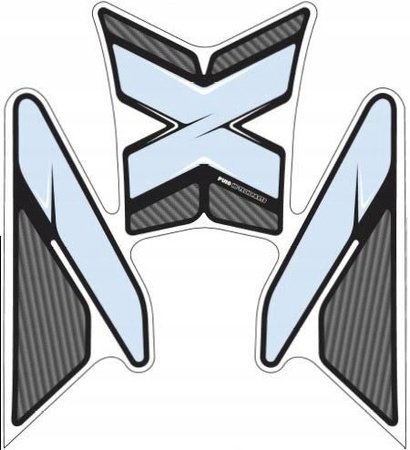 TANKPAD PUIG EXTREME DO HONDA CRF1000L AFRICA TWIN 16-19 (TRZYCZĘŚCIOWY)