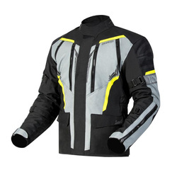 KURTKA TEKSTYLNA OZONE TOUR III BLACK/GREY/FLUO YELLOW (PLUS SIZE)