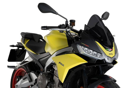Szyba sportowa PUIG do Aprilia Tuono 660 2021-2025 Mocno przyciemniany (F) 20794F