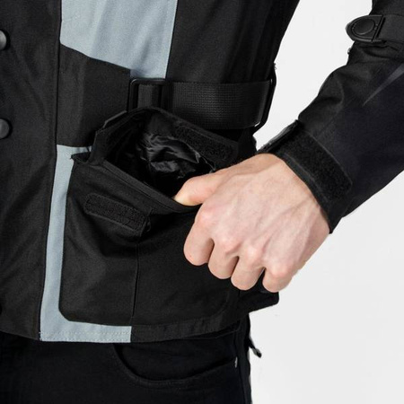 KURTKA TEKSTYLNA OZONE TRAKER BLACK/GREY