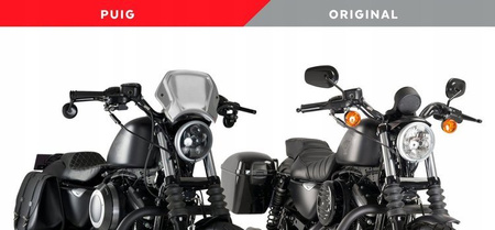 OWIEWKA PUIG RETROPLATE DO HARLEY-DAVIDSON SPORTSTER 883 / 1200 ALUMINIOWA