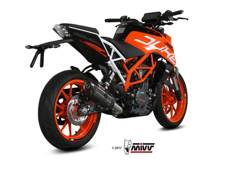 Mivv Tłumik końcowy SUONO BLACK stal nierdzewna KTM 390 DUKE 2017-2020