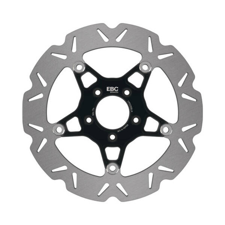 EBC Tarcza hamulcowa motocyklowa VR526BLK VEE, do amerykańskich motocykli, czarna