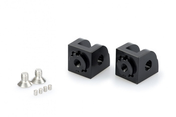 Mocowanie sportowych podnóżków PUIG 20234 (przód, do przesunięcia) Czarny (N) 20234N