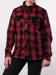 KOSZULA BROGER ALASKA CASUAL LADY RED/BLACK