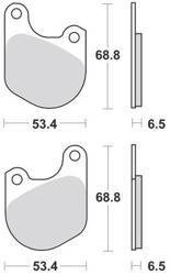 KLOCKI HAMULCOWE SBS 537 H.CT