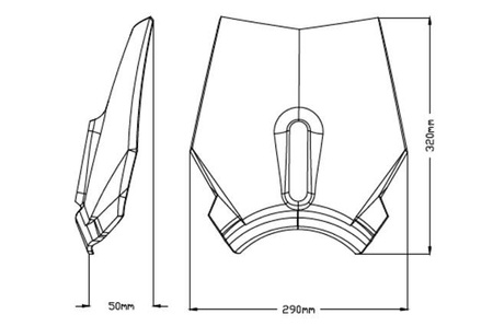 OWIEWKA PUIG DO HUSQVARNA VITPILEN 701 2018-2020 LEKKO PRZYCIEMNIANY