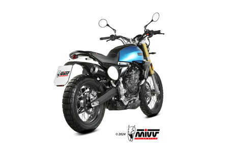 Mivv Tłumik końcowy X-M1 BLACK stal nierdzewna FANTIC CABALLERO 700 2024-2025