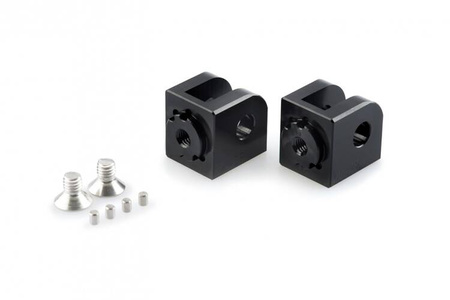 Mocowanie sportowych podnóżków PUIG 20241 (przód, do przesunięcia) Czarny (N) 20241N