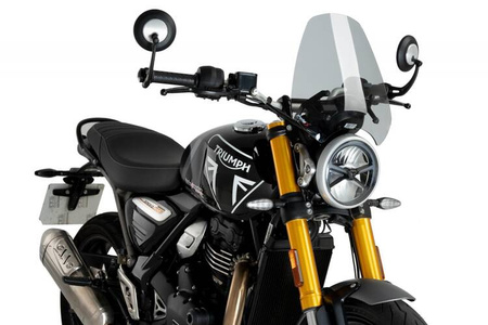 Owiewka PUIG do Triumph Scrambler 400X / Speed 400 2024-2025 (Sport) Lekko przyciemniany (H) 21933H