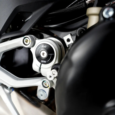 ZAŚLEPKA RAMY RG RACING DUCATI PANIGALE V4/V4S/SPECIALE LEWA LUB PRAWA STRONA BLACK