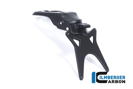 Uchwyt tablicy rejestracyjnej krótki matowy carbon - DUCATI Monster 1200 od 2017 ILMBERGER NHO.119.DSS7M.K