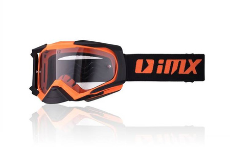 GOGLE IMX DUST ORANGE MATT/BLACK MATT - SZYBA DARK SMOKE + CLEAR (2 SZYBY W ZESTAWIE)