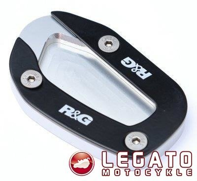 ELEMENT NÓŻKI - KICKSTAND SHOE YAMAHA MT-09 XJ6N 09- XJ6 DIVERSION 09- SILVER