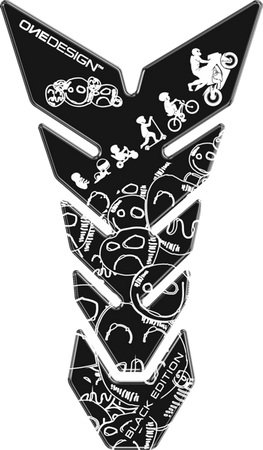 ONEDESIGN tankpad czarny EDITION faces