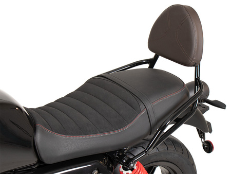 Sissybar without rearrack black/brown for Moto Guzzi V7 Stone Special Edition (850ccm) (2022-2023)